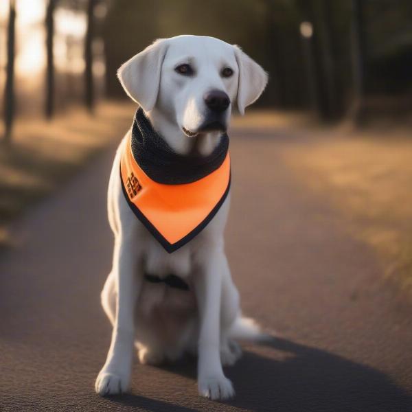 Reflective Dog Bandanas for Safety