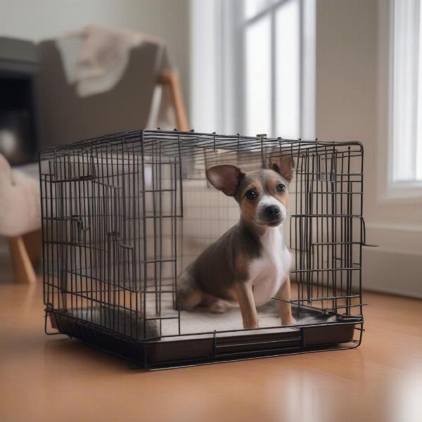 Dog Barking in Crate Due to Anxiety