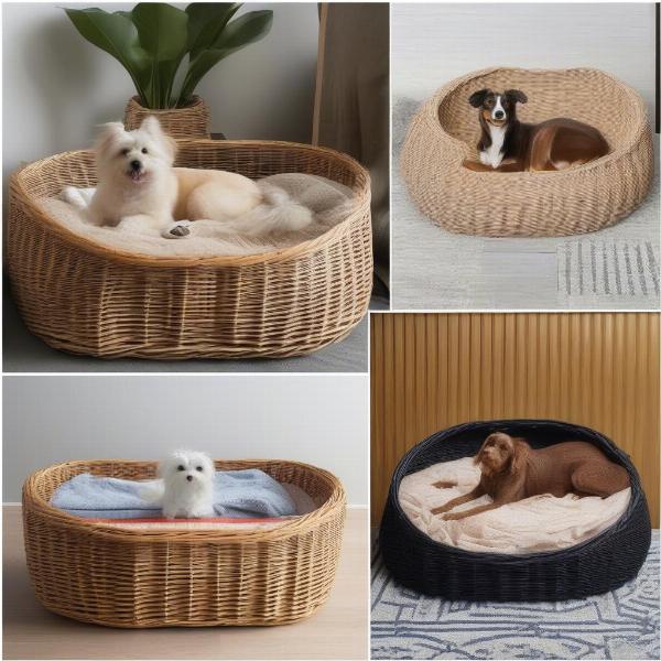 Dog Basket Bed Materials