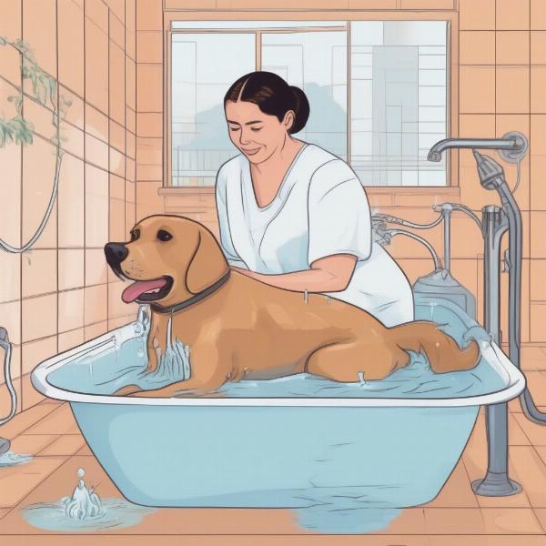 Dog Bath at Home Tips