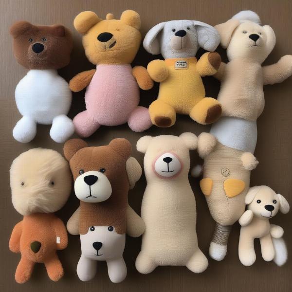 Various Dog Bear Toys