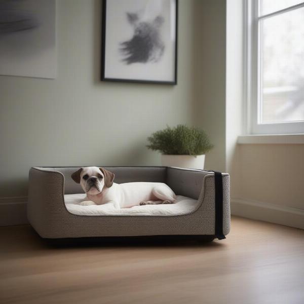 Dog Bed Placement in a Quiet Corner