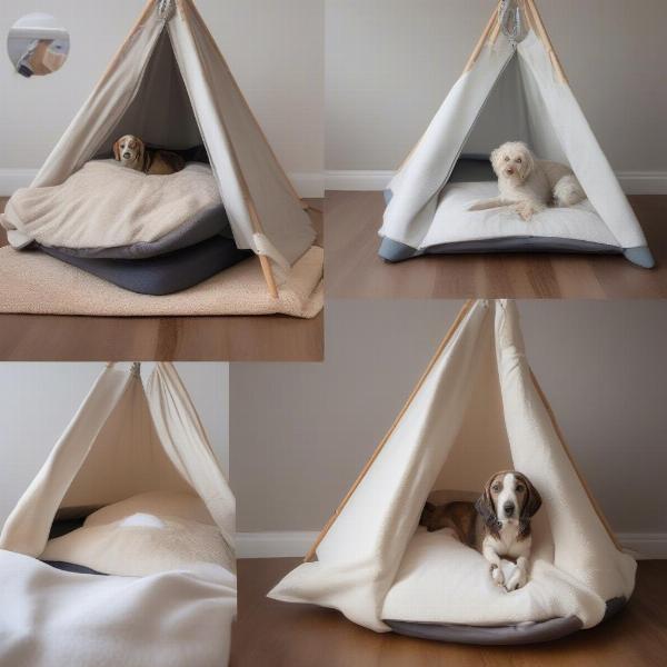 Cleaning a Dog Bed Tipi