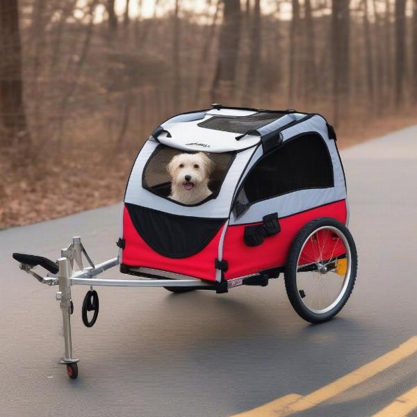 Essential safety features for dog bike trailers