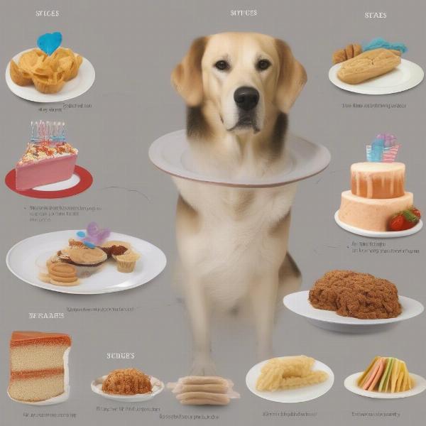 Dog Birthday Party Plates Sizes