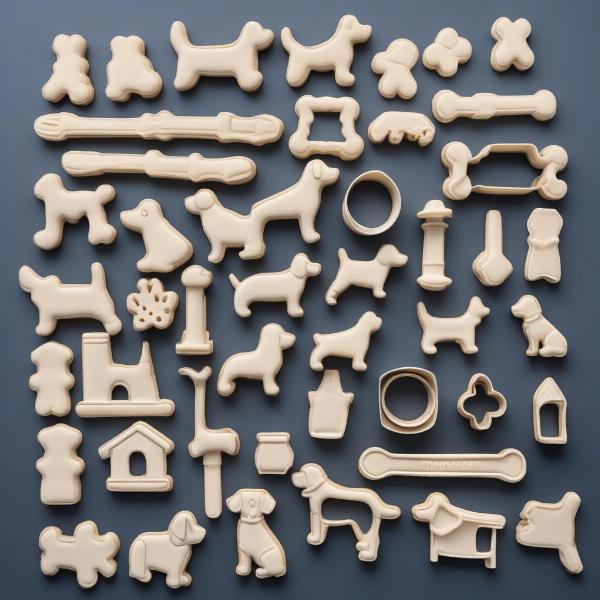 Various Dog Biscuit Cookie Cutters