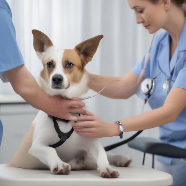 Measuring Dog Blood Pressure