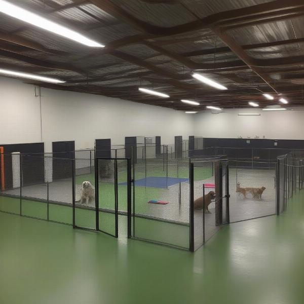 Clean and spacious dog boarding facility in Quincy, IL