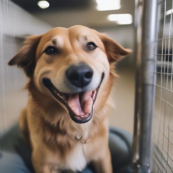 Happy Dog Enjoying Their Stay at a Hoover, AL Boarding Facility