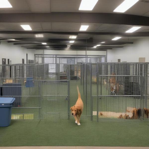 Clean and safe dog boarding facility in Overland Park