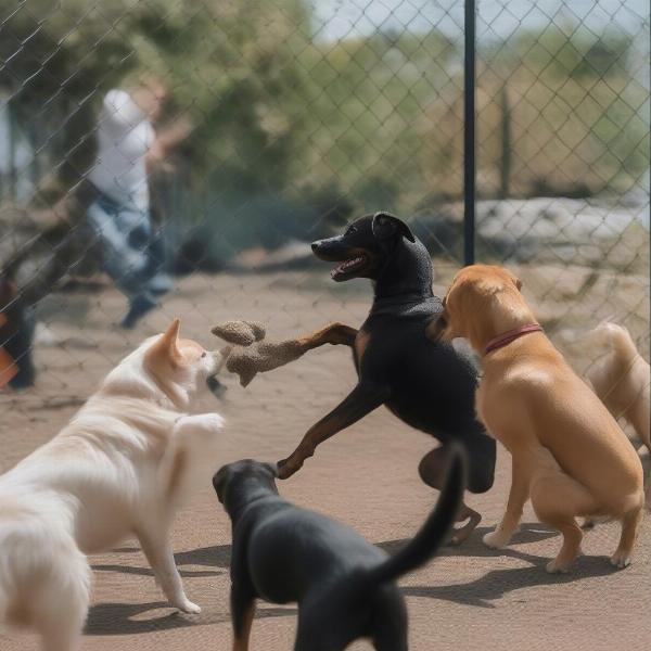 Dog Playtime at Pueblo CO Boarding