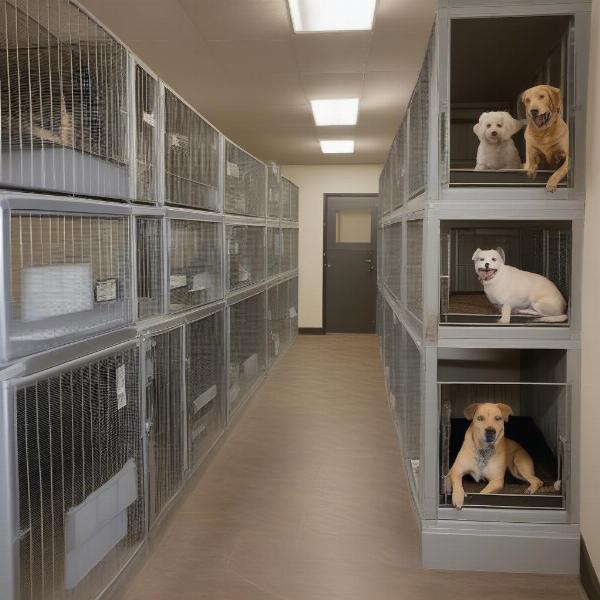 Dog boarding kennels in Shreveport: Various sizes and types