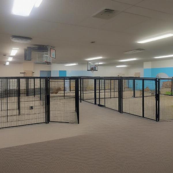 Dog Play Area at an SLO Boarding Facility