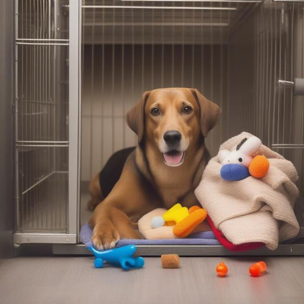 Making your dog's boarding stay comfortable