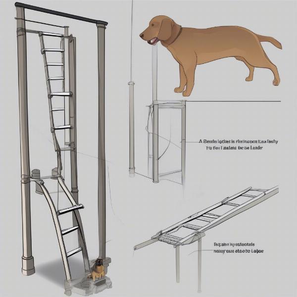 Installing and using a dog boat ladder correctly