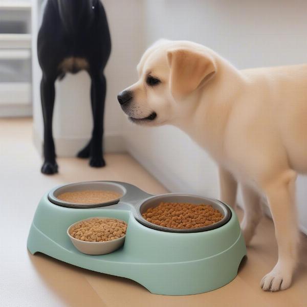 Dog Bowl Holder with Appropriate Height