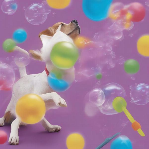 Dog Bubble Maker Toy