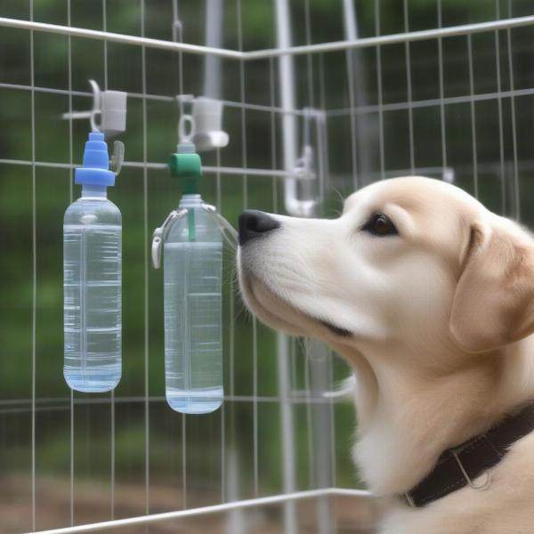 Types of Dog Cage Water Bottles