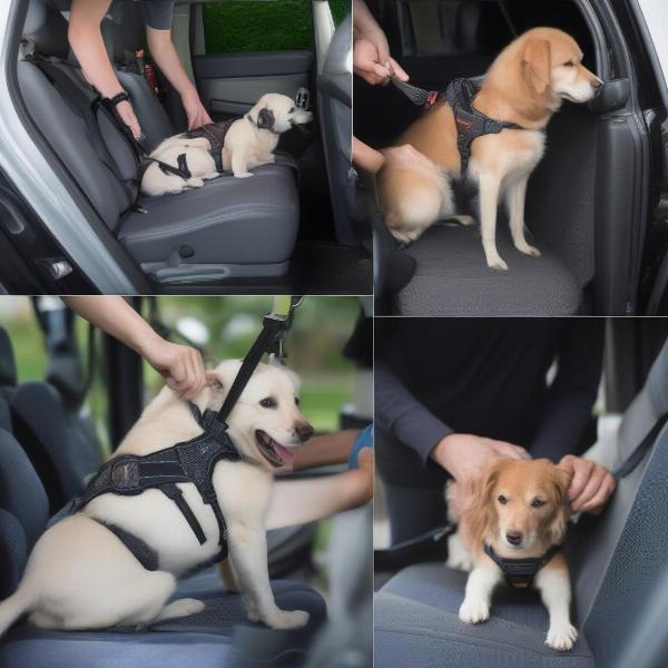 Dog Car Belt Correct Usage