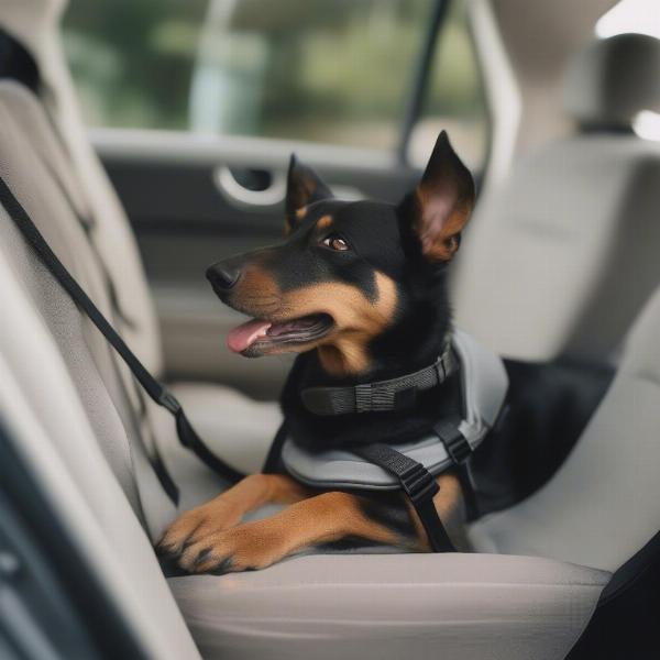 Dog Comfortable During Car Travel