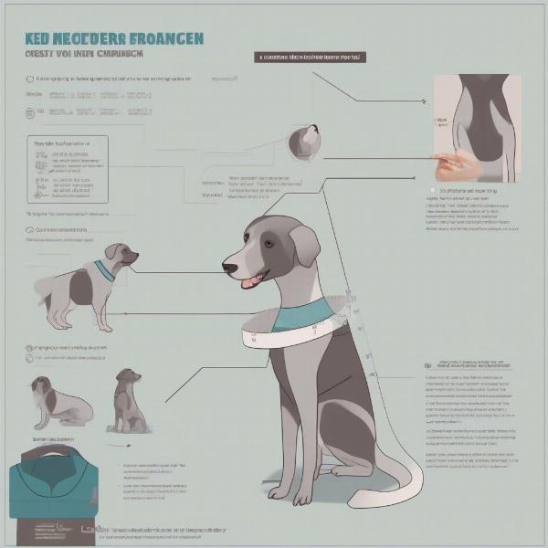 Fitting a Cooling Jacket on a Dog