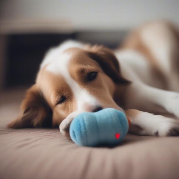 Dog Cuddling Heartbeat Toy