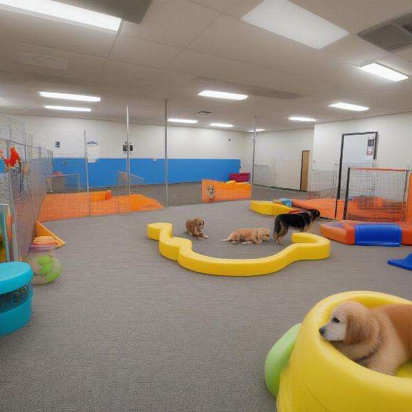 Modern and spacious dog daycare facility in Ogden