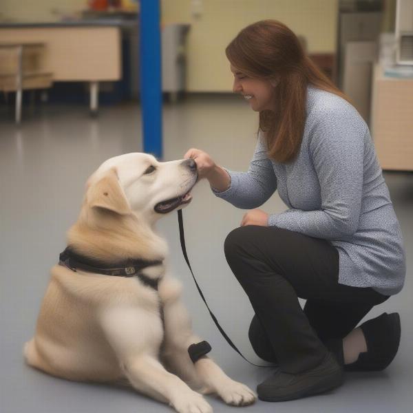 Dog Daycare Poway Staff Interaction