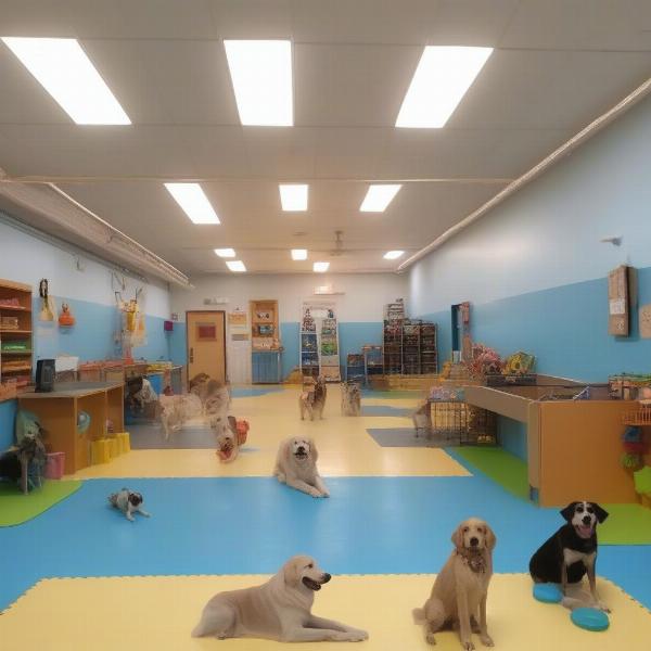 Clean Dog Daycare Facility in Redwood City