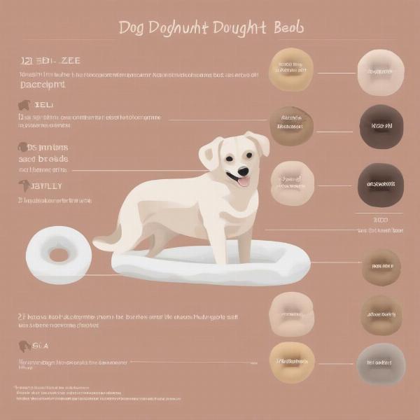 Dog Doughnut Bed Size Chart