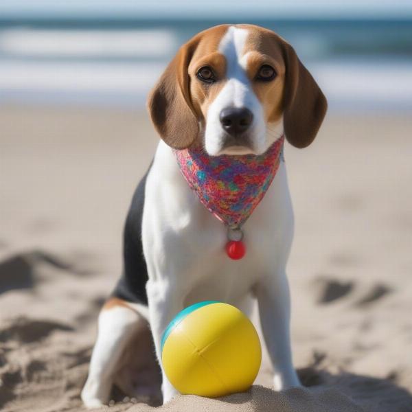 A Dog Enjoying a Beach Holiday