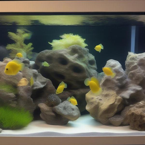 Ideal aquarium setup for a dogface puffer fish