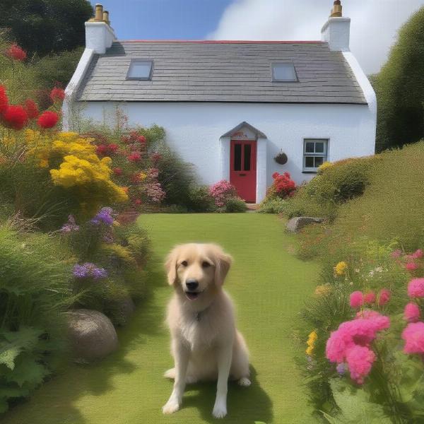 Dog-friendly cottage in Islay with a spacious garden, perfect for a relaxing getaway with your furry friend.