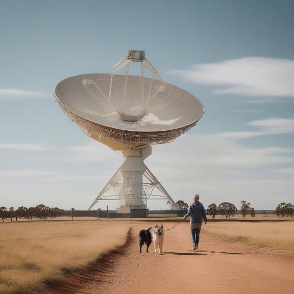 Dog friendly accommodation Parkes NSW: Exploring the Dish