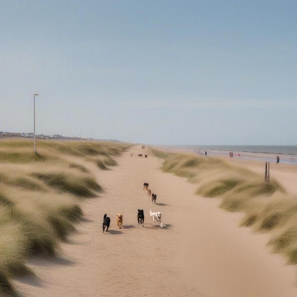 Dog-friendly beaches in Skegness