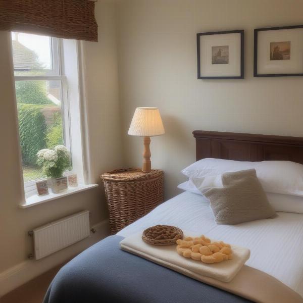 A cozy dog-friendly B&B room in Weston-super-Mare