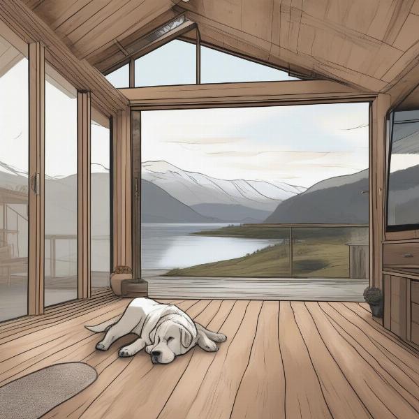 Dog-friendly cabin in the Lake District with a hot tub