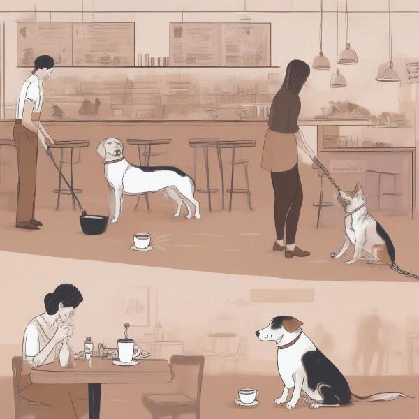 Practicing Good Etiquette at Dog Friendly Cafes