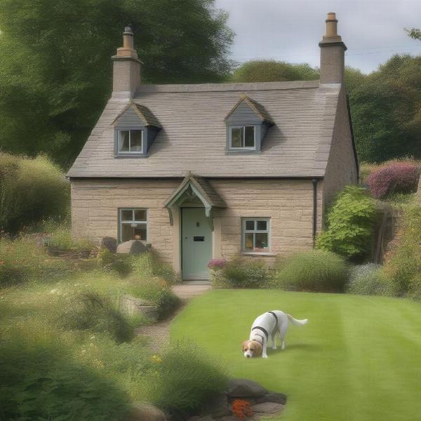 Dog-friendly cottage in Derbyshire with a secure garden