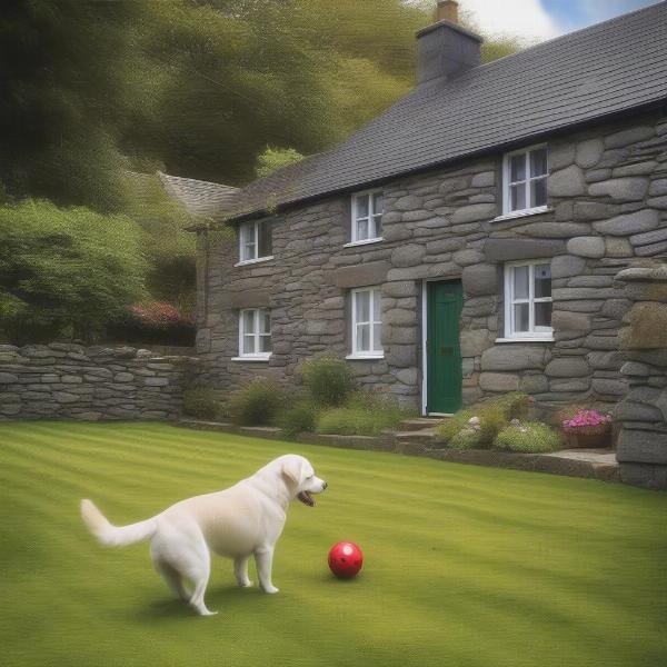 Dog-friendly cottage with secure garden in Snowdonia