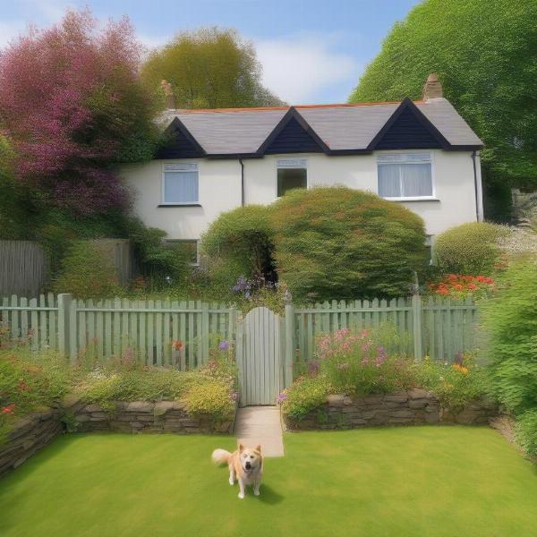 Dog-friendly cottage with a secure garden in Llandudno