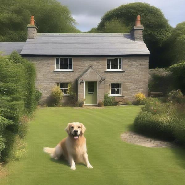 Dog-friendly cottage with enclosed garden in Wales