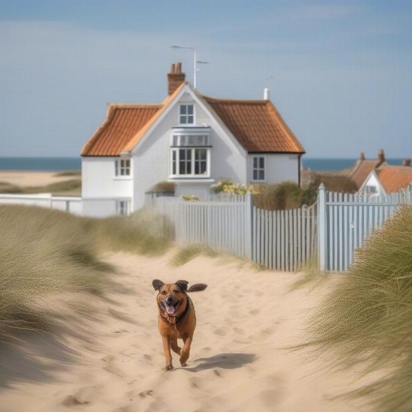 Dog friendly cottage with beach view in Wells-next-the-Sea, Norfolk