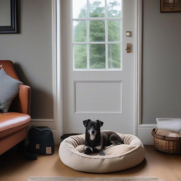 Dog friendly hotel in Ambleside with dog bed and water bowl