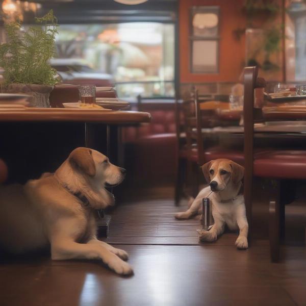 Dog-friendly indoor restaurant in Santa Rosa