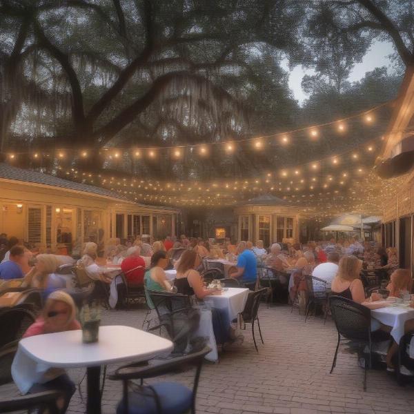 Dog-friendly patio in Hilton Head