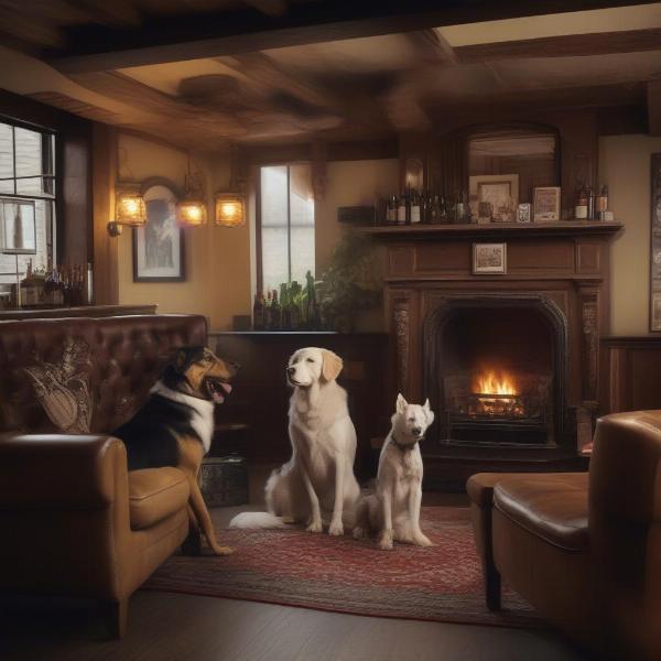 Dog-Friendly Pub Interior