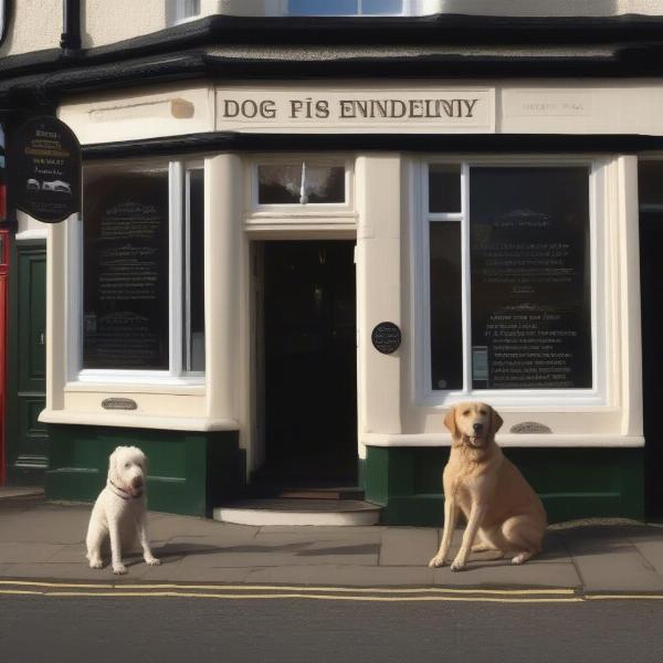 Dog-Friendly Pub Exterior in Morecambe