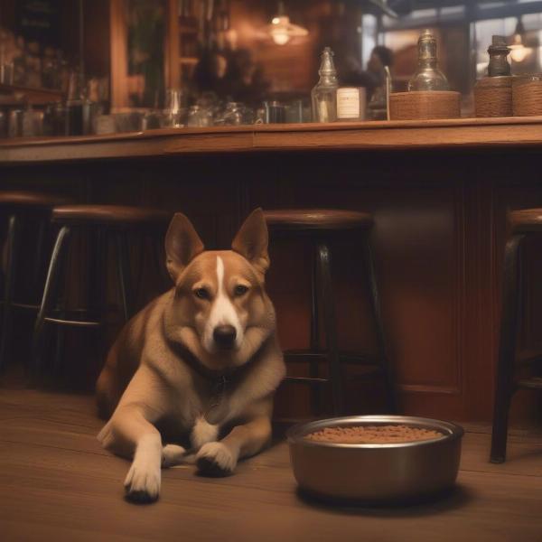 Dog-friendly pub in Wokingham with water bowls and treats.