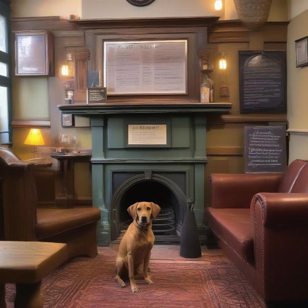 Dog-friendly pub The Parrot in Canterbury